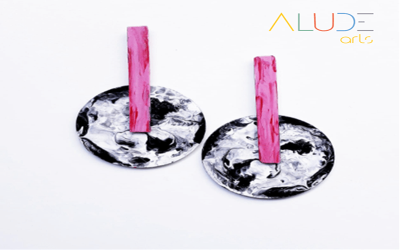 Marble Statement Earrings