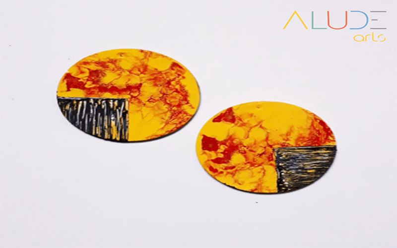 Lava Statement Earrings