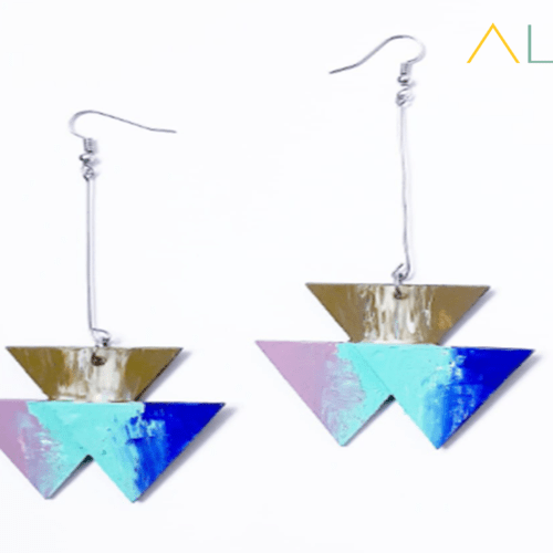 3 Triangle Earrings