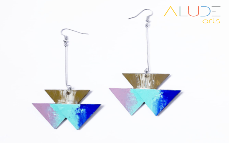 3 Triangle Earrings