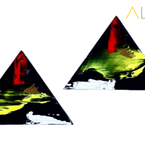 Pyramid Statement Earrings