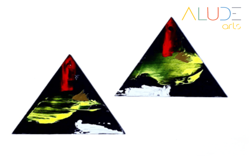 Pyramid Statement Earrings