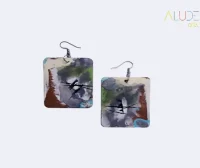 He Art Statement Earrings
