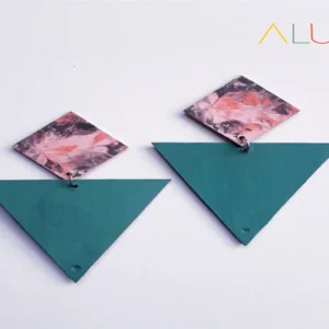 Large Triangular Earrings