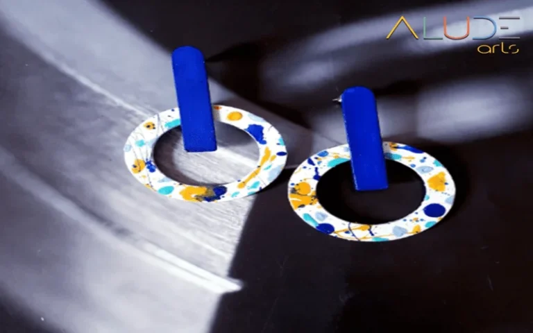 Splattered Earring